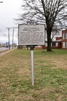 Chattanooga Howard School Marker image. Click for full size.