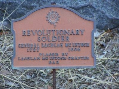 General Lachlan McIntosh (1727-1806) Marker image. Click for full size.