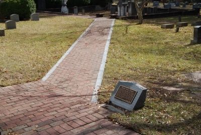 Path Leading from Clemson Marker to Grave image. Click for full size.