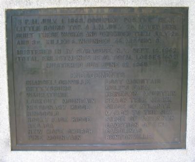 Back of Monument. Click for full size. Back of Monument image. Click for full size.