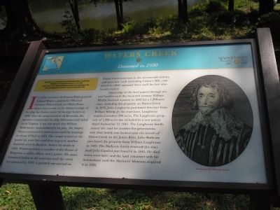 Waters Creek Marker image. Click for full size.