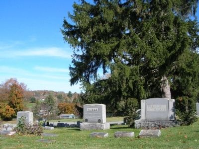 Grandma Moses Burial Plot in the Maple Grove Cemetery image. Click for full size.