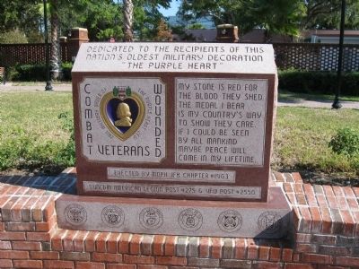 The Purple Heart Marker. Click for full size. The Purple Heart Marker image. Click for full size.