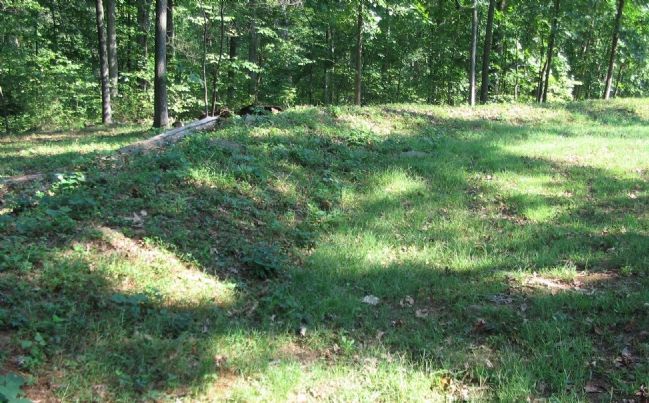 Another Section of the 149th's Breastworks. Click for full size. Another Section of the 149th's Breastworks image. Click for full size.