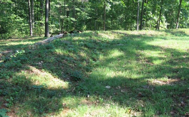 Another Section of the 149th's Breastworks image. Click for full size.