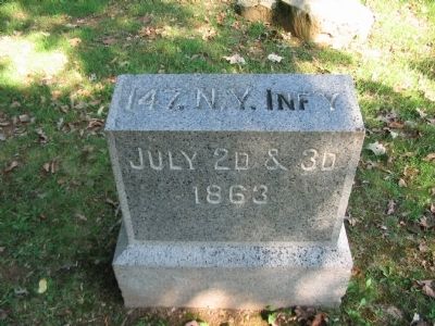 147th New York Infantry Position Marker. Click for full size. 147th New York Infantry Position Marker image. Click for full size.