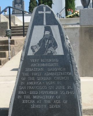 Archimandrite Sebastian Dabovich Marker. Click for full size. Archimandrite Sebastian Dabovich Marker image. Click for full size.