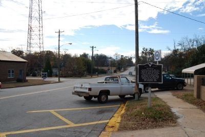 Seneca Marker Looking South Towards Railroad Street image. Click for full size.