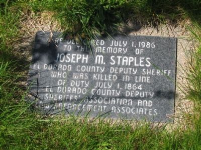 Joseph M. Staples Marker image. Click for full size.