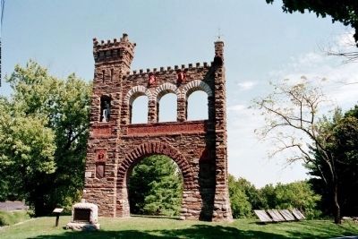 Sixth Army Corps Marker near the War Correspondents Memorial Arch image. Click for full size.