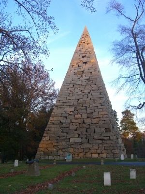 Confederate Memorial Pyramid Marker image. Click for full size.