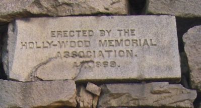 Confederate Memorial Pyramid Marker (west side) image. Click for full size.