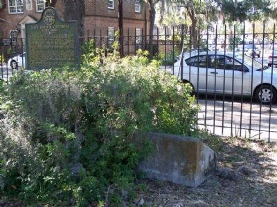 Capt. Denis N. Cottineau (1745-1808) Marker, in Colonial Park Cemetery, Savannah. Click for full size. Capt. Denis N. Cottineau (1745-1808) Marker, in Colonial Park Cemetery, Savannah image. Click for full size.