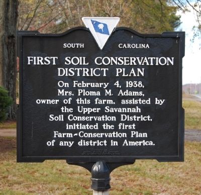 First Soil Conservation District Plan Marker. Click for full size. First Soil Conservation District Plan Marker image. Click for full size.