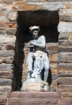 Pheidippides Statue in the Memorial image. Click for full size.