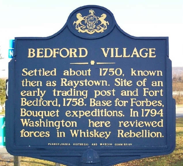 Bedford Village Marker
