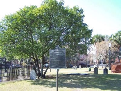 William Stephens Marker, in Colonial Park Cemetery, Savannah. Click for full size. William Stephens Marker, in Colonial Park Cemetery, Savannah image. Click for full size.
