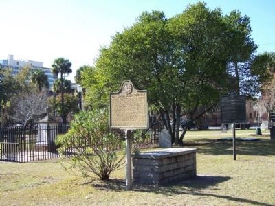 William Stephens Marker (r) shares location with Gen. Samuel Elbert Marker. Click for full size. William Stephens Marker (r) shares location with Gen. Samuel Elbert Marker image. Click for full size.
