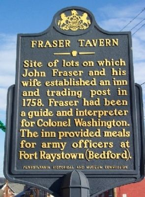 Fraser Tavern Marker. Click for full size. Fraser Tavern Marker image. Click for full size.