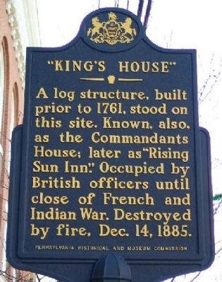 "King's House" Marker. Click for full size. "King's House" Marker image. Click for full size.