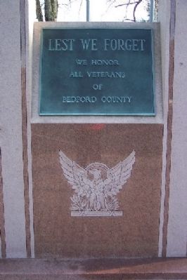 Bedford County Veterans Memorial image. Click for full size.
