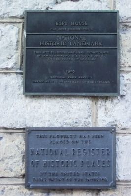 National Historic Landmark and National Register of Historic Places Markers image. Click for full size.