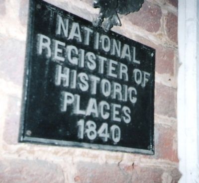 National Listing of Historic Places Marker of Cavender General Store image. Click for full size.