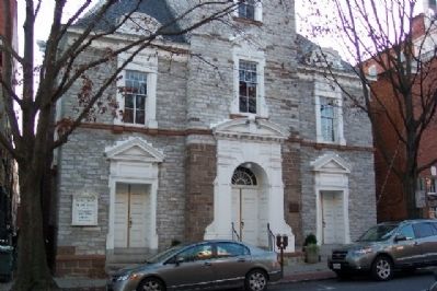 Evangelical Reformed Church and Schley Marker. Click for full size. Evangelical Reformed Church and Schley Marker image. Click for full size.