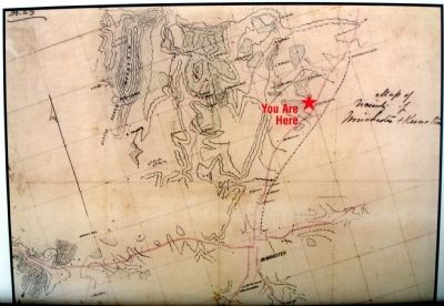 Close-up of Map on Marker image. Click for full size.