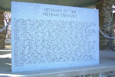 Vietnam Conflict Veterans Marker image. Click for full size.
