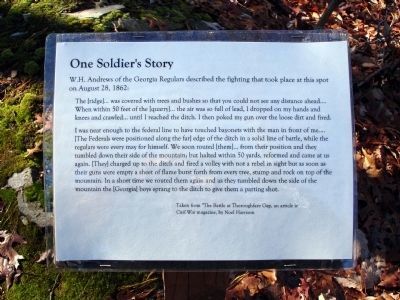 One Soldier's Story image. Click for full size.