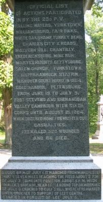 Back of Monument. Click for full size. Back of Monument image. Click for full size.