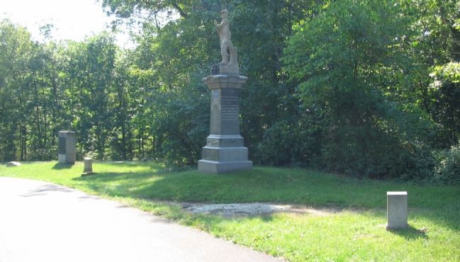 Monument From the Left Flank. Click for full size. Monument From the Left Flank image. Click for full size.