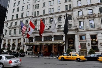 Plaza Hotel Grand Entrance image. Click for full size.