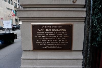 Cartier Building Marker. Click for full size. Cartier Building Marker image. Click for full size.