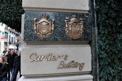Cartier Building Sign. Click for full size. Cartier Building Sign image. Click for full size.