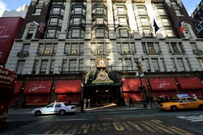 Macy's 6th Avenue Entrance. Click for full size. Macy's 6th Avenue Entrance image. Click for full size.