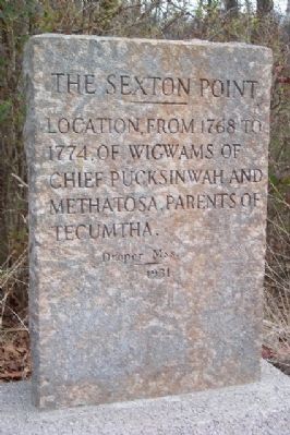 The Sexton Point Marker image. Click for full size.