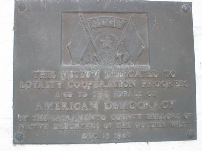 California State Indian Museum Marker. Click for full size. California State Indian Museum Marker image. Click for full size.