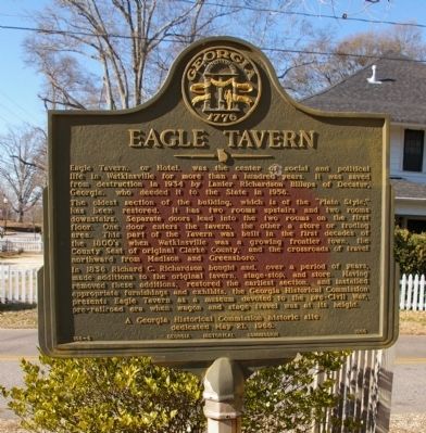 Eagle Tavern Marker image. Click for full size.