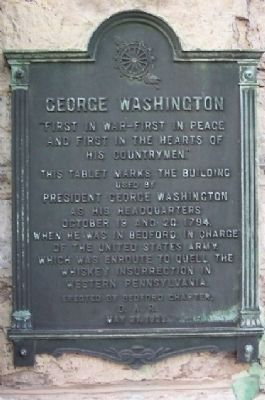 George Washington Marker image. Click for full size.