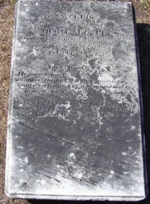 Hugh McCall Grave in Colonial Park Cemetery, Savannah image. Click for full size.