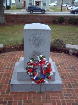 Middlesex County Veteran's Memorial Marker </b>North face image. Click for full size.