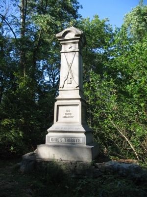 66th Ohio Infantry Monument. Click for full size. 66th Ohio Infantry Monument image. Click for full size.