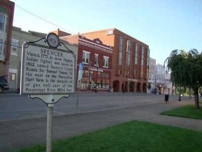 Main Street in Spencer and Marker. Click for full size. Main Street in Spencer and Marker image. Click for full size.