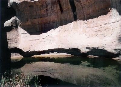 El Morro waterhole image. Click for full size.