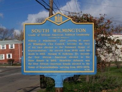 South Wilmington Marker image. Click for full size.