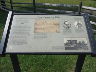 East Cemetery Hill Marker. Click for full size. East Cemetery Hill Marker image. Click for full size.