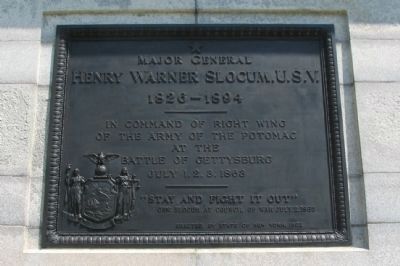 Front Plaque. Click for full size. Front Plaque image. Click for full size.