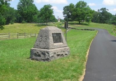 The Thirty Third Massachusetts Infantry Monument image. Click for full size.